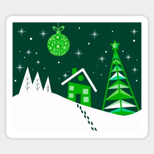 Seasonal Festive Winter Time Christmas Mood Sticker